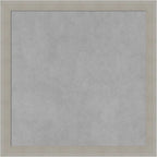 Amanti Art Grey Framed Magnetic Board 18x18 Small Vision Board by AmantiArt