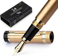 Wordsworth & Black Primori Fountain Pen Set; Medium Nib, Gift Case, 24 Ink by WordsworthBlack