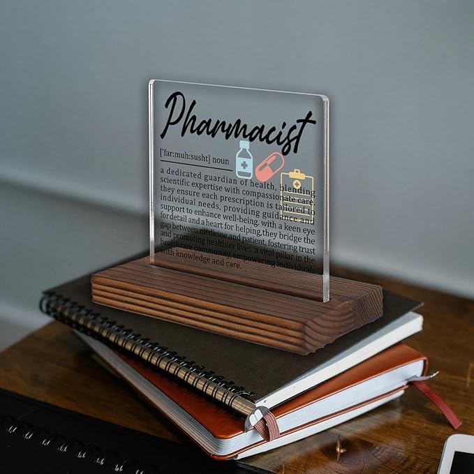 Pharmacist Gifts, Thank You Desk Sign - Image 2