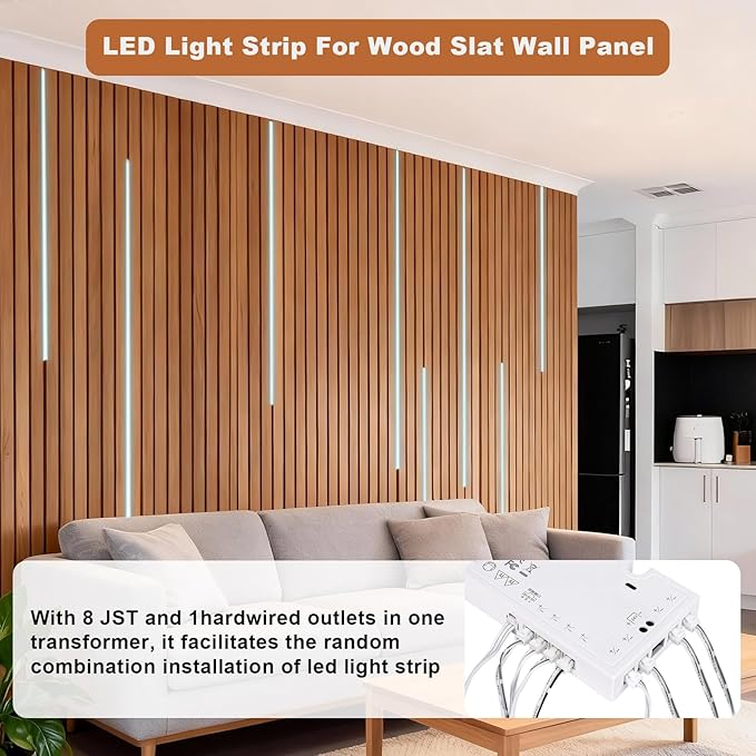 CUBITOR Under Cabinet Led Light Strip kit, 2 Roll x 16.4ft Cuttable 6500K COB - Image 5