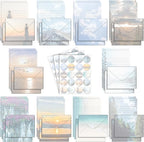 TaoBary 160 Pcs Stationery Paper Set 50 Double Sided Stationery Papers by TaoBary