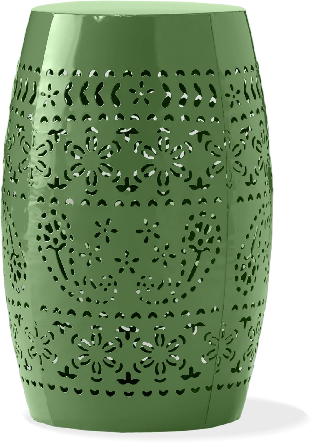 Christopher Knight Home Zoey Small Outdoor Side Table, Lace Cut Iron End Tabl...
