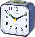 Tinload Small Battery Operated Analog Alarm Clock Silent Non Ticking, Ascending - Image 3