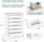 SYKIARIOL Rolling Storage Utility Cart - Image 2