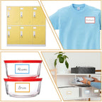 Utron 500Pcs Name Labels, 3.5x2.25 inch Blank Nametags, Sticky Name Tags - Image 7