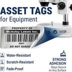 McAuley Labels Custom Asset Tags - Image 2