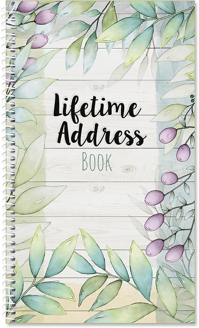 Current The Best Days Address Book-94 Pages; Small 5"" x 8-1/2"" Size by Current