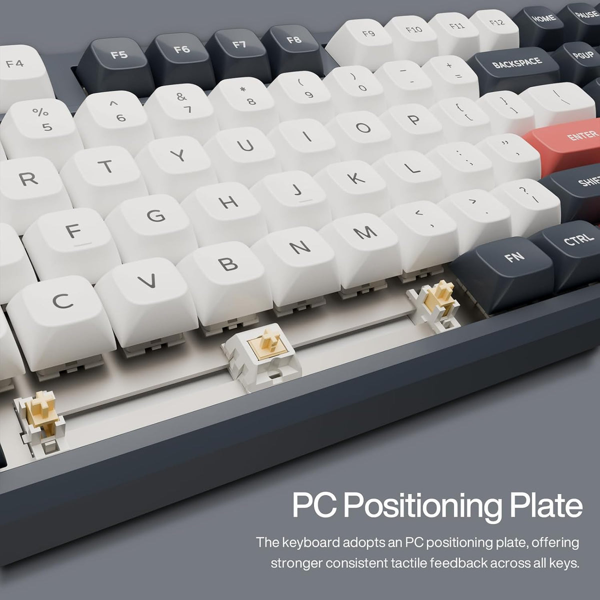 GK GAMAKAY TK101 98% Wireless Mechanical Keyboard with Number Pad 101 Keys