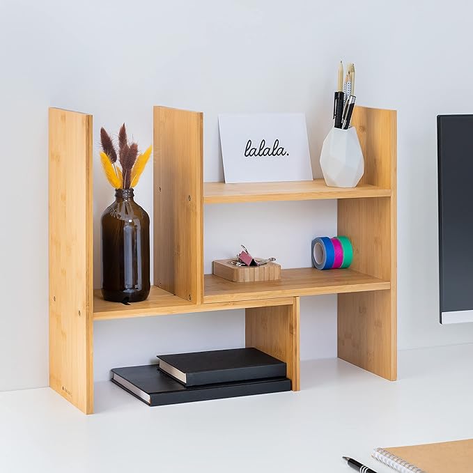 Navaris Desk Organizer Shelf Unit - Image 8