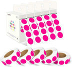 PARLAIM 3/4 Inch Roll Color Coding Labels, 10000 per 10 Rolls Round Permanent by PARLAIM