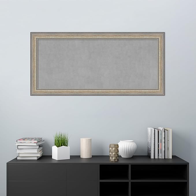Amanti Art Silver Framed Magnetic Board 25x53 Oversize Vision Board - Image 6