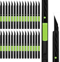 MANUFORE 30pcs Green 9mm Snap-off Knives by MANUFORE