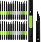 MANUFORE 30pcs Green 9mm Snap-off Knives by MANUFORE