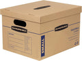 Bankers Box Small Classic Moving Box 15 Pack, Reinforced Handles, Tape-Free by BankersBox