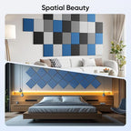 UNECHO 12 Pack 12" X 12" X 0.4" Acoustic Panels - Image 5