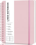 Lined Spiral Journal Notebook, A4 Spiral Notebook, 8.5''×11'' 100GSM Thick by ABERLLS