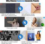 Sonicism 22 Pack X-Lined Acoustic Panels - Image 3
