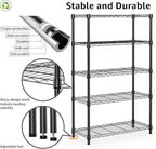 M MZG 1250 lbs Storage Shelving Utility Shelving Unit 5-Tier Utility Shelving - Image 4