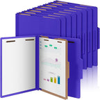 Skyygemm 24 Pcs Classification Folders Letter Size, 1 Divider Pressboard File by Skyygemm