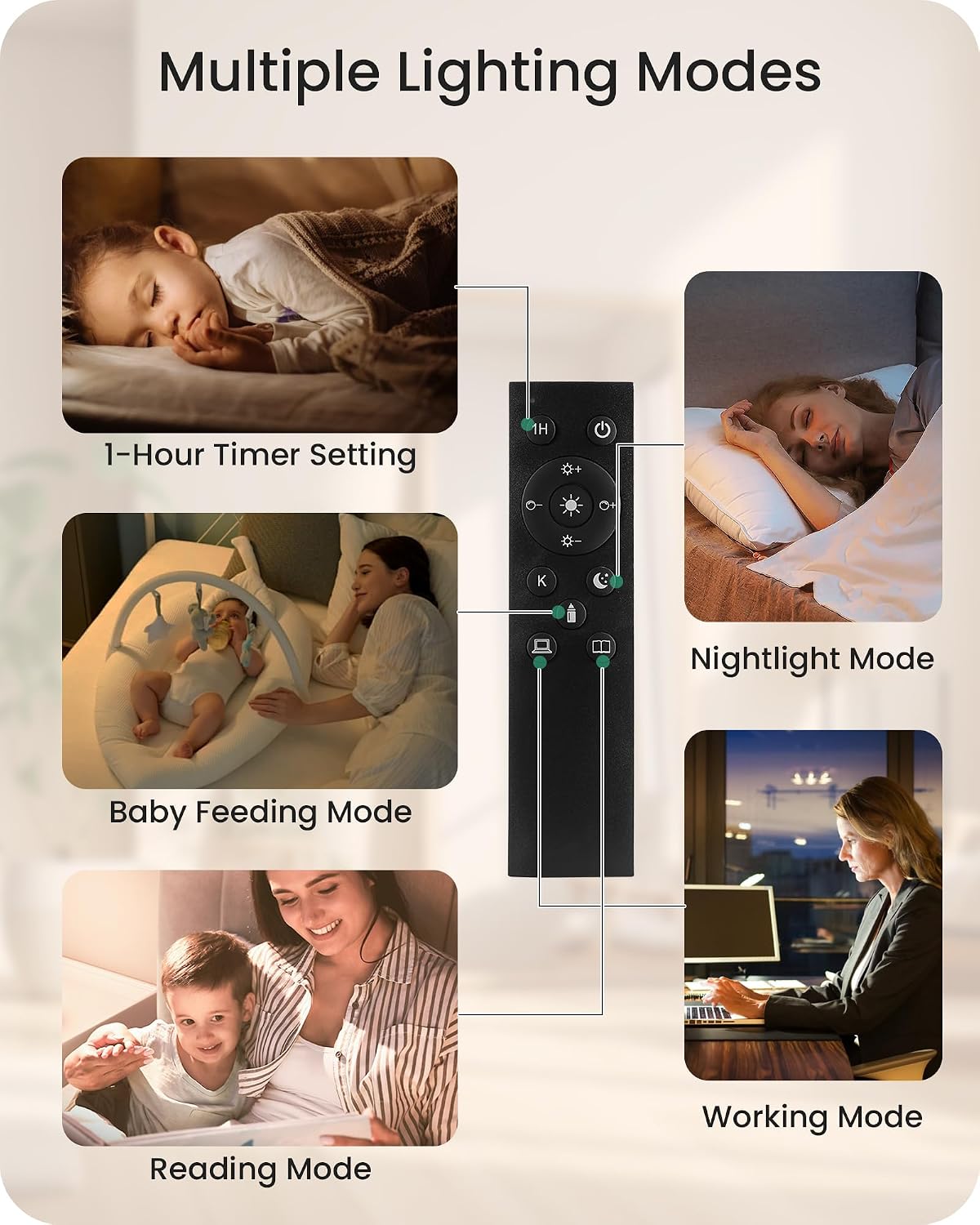 Dimmable Gray Floor Lamp for Living Room with Remote and Foot Switch, Corner ...