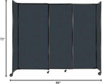 Versare Straightwall Sliding Portable Wall Partition | Freestanding Office - Image 7