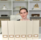 BLU MONACO | Cardboard Magazine File Holder Set of 6 | Vertical Magazine File - Image 3