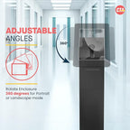 CTA Digital Kiosk with Printer Shelf VESA Compatible Floor Stand Kiosk with - Image 5
