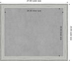 Amanti Art Silver Framed Magnetic Board 23x27 Medium Vision Board - Image 4