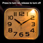 Tinload 5.5" Large Analog Alarm Clock Silent Non Ticking, Gentle Wake, Beep - Image 3