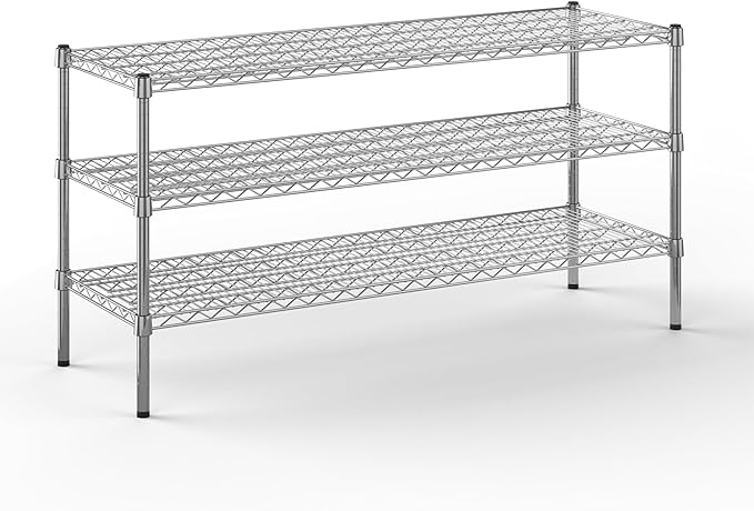 Regal Altair 18" Deep x 54" Wide x 27" Height Wire Shelving Kit | 3-Tier | NSF by Regal+Altair