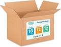 Medium Shipping & Moving Boxes 18 x 12 x 12 inches