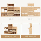 wooden model kit tool organizer storage rack, paint, front angle view