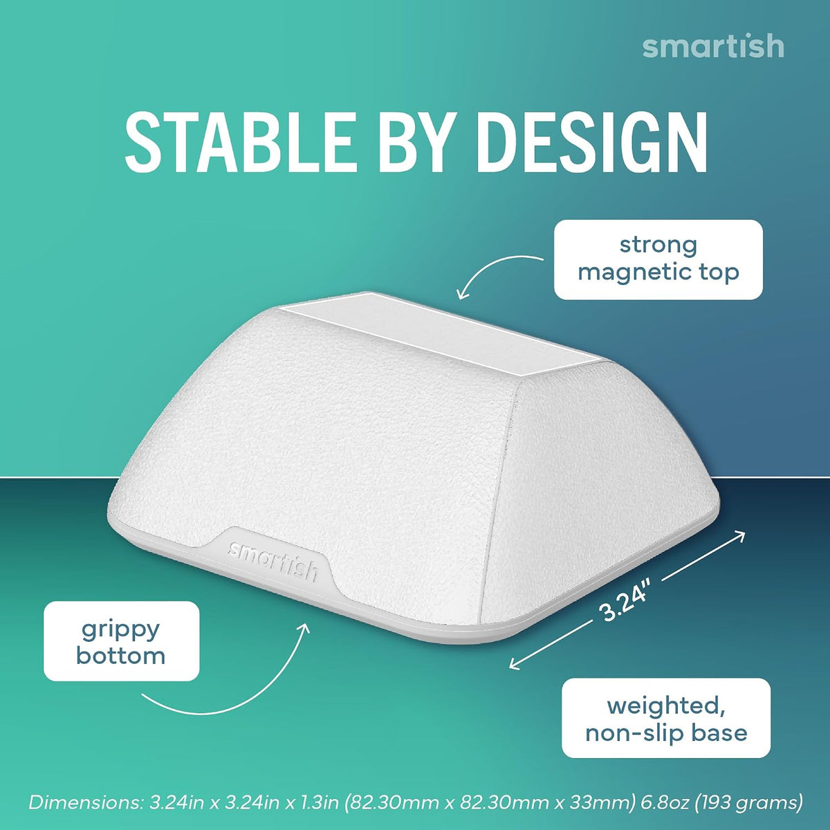 Smartish Magnetic Cord Holder, Cable Wrangler, Nightstand & Desk Organizer