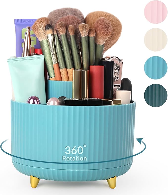 SKYDUE Makeup Organizer, Rotating Pencil Pen Holder by SKYDUE