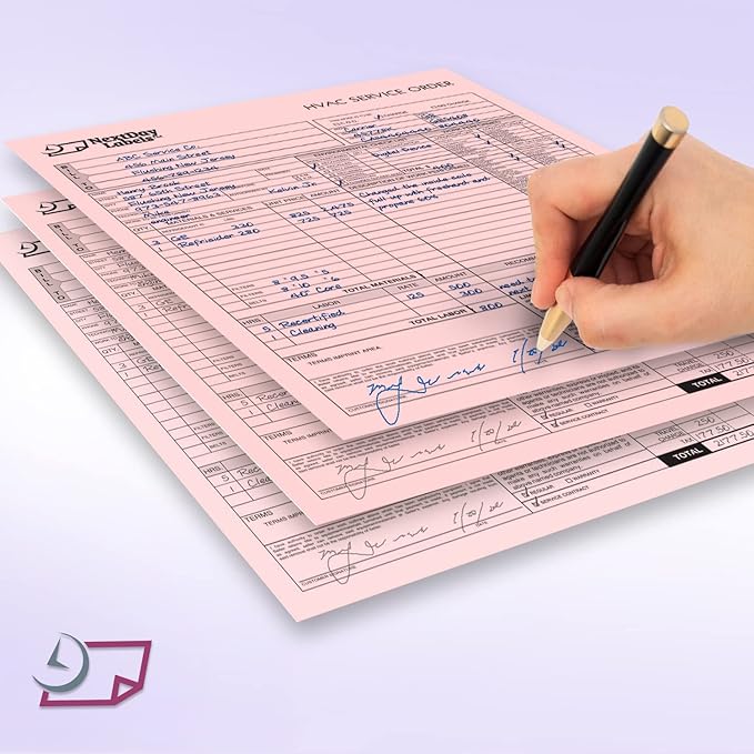 NextDayLabels - Pack of 500 Sheets 8-1/2" x 11" Letter Size CFB NCR Paper - Image 3