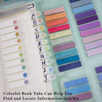ELII 3200pcs Books Tabs for Annotating, Sticky Tabs Clear Sticky Notes - Image 3