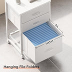 Maihail 3 Drawer Mobile File Cabinet - Image 7