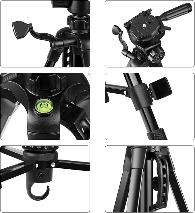 PULUZ Camera Tripod, Cellphone Clip - Image 3