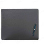 Dacasso 17" x 14" Gray Leatherette Luxury Conference Table Pad by Dacasso
