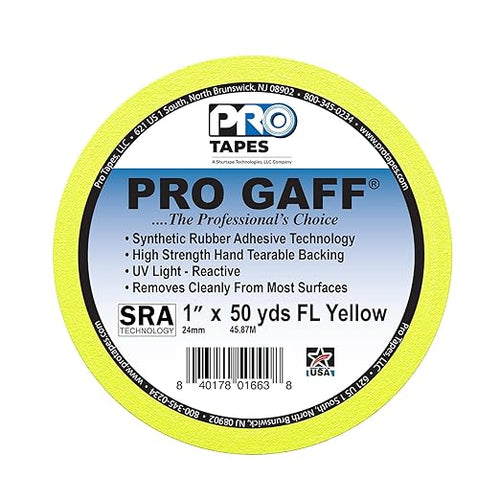 1" Width ProTapes Pro Gaff Premium Matte Cloth Gaffer's Tape - Image 2