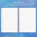 Clever Fox Password Book Spiral – Internet Address & Password Organizer - Image 6