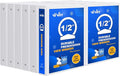 3 Ring Binder 1/2 Inch, ViVin Sturdy 0.5"-Round Ring Binder by ViVin