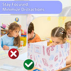 Succwoah 25-Pack Desk Dividers for Students - Image 2