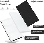 Olanglab Fiberglass Acoustic Wall Panels 4 Pack, 11.8'' x 23.6'' Sound Panels - Image 6