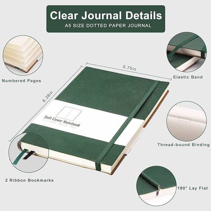 AHGXG Dotted Bullet Grid Journal 2 Pack - Image 4