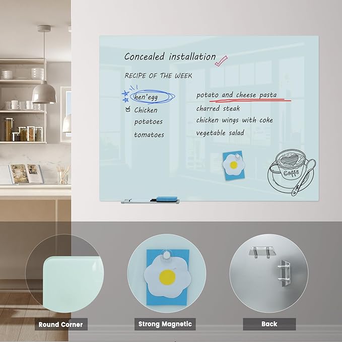JYYPWB Glass Magnetic Dry-Erase Board - Image 2