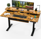 Kingant 63 x 30 Inch Electric Standing Desk