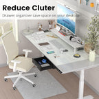 UNITEDPOWER Under Desk Drawer Storage, Pull-Out Office Hidden Counter Drawer - Image 6