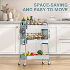 KINGRACK 3 Tier Rolling Cart - Image 6