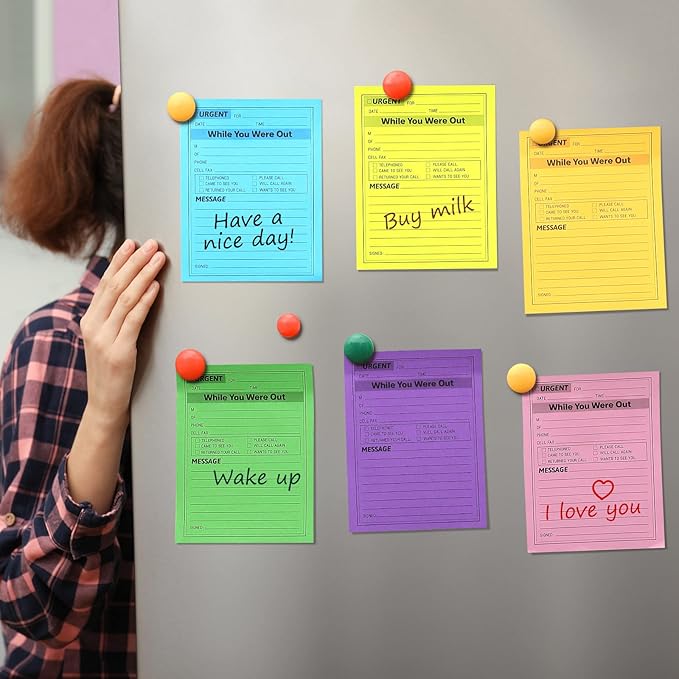 Eaasty 9 Pieces While You were Out Pads 4 x 5 Inches Assorted Colors Sticky - Image 7